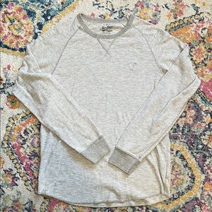 American Eagle Grey Heritage Thermal Top XXL